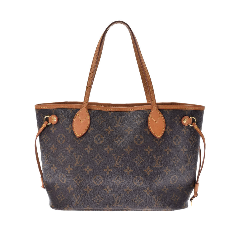 LOUIS VUITTON ルイヴィトン モノグラム ネヴァーフル PM 旧型 ブラウン M40155 レディース モノグラムキャンバス ハンドバッグ Bランク 中古 