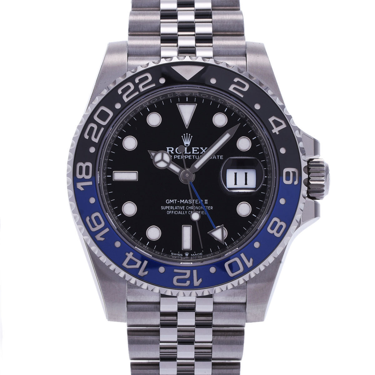 【現金特価】ROLEX ロレックス GMTマスター2 2023年9月 126710BLNR メンズ SS 腕時計 自動巻き ブラック文字盤 未使用 