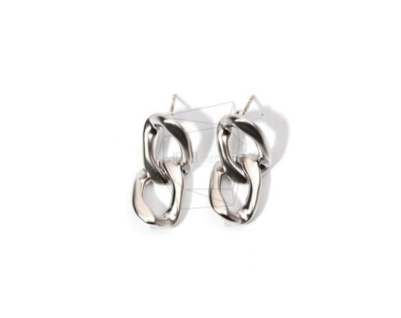 ERG-783-MR【2個入り】チェーンリンクピアス,Chain Link Post Earring