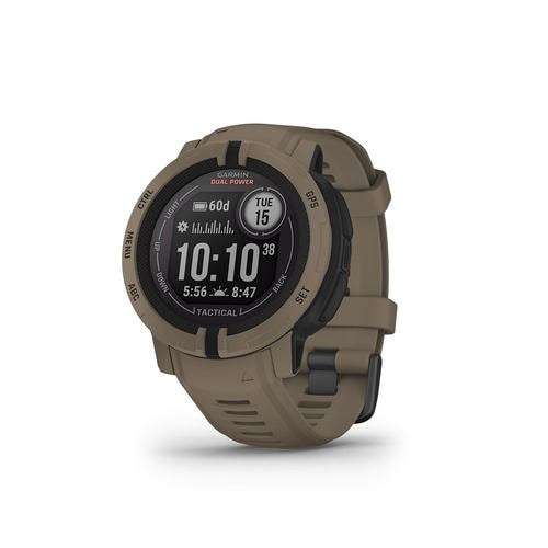 GARMIN 010-02627-44 Instinct 2 Dual Power Tactical Edition Coyote Tan アウトドアスマートウォッチ GARMIN Instinctシリーズ 心拍計 Suica GPS 血中酸素トラッキング ソーラー Tactical Edition Coyote Tan0100262744