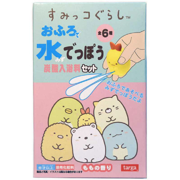 タルガ すみっコぐらし おふろ水でっぽう 炭酸入浴料セット ｵﾌﾛﾐｽﾞﾃﾞﾂﾎﾟｳｾﾂﾄｽﾐﾂｺｸﾞﾗｼ