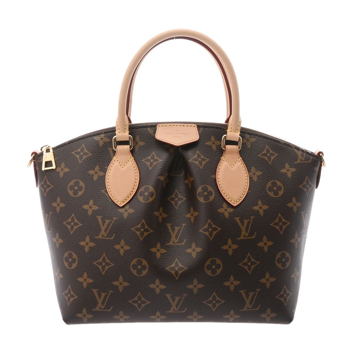 LOUIS VUITTON ルイヴィトン モノグラム ボエシ NM PM ブラウン M45986 レディース モノグラムキャンバス ハンドバッグ 新同 中古 