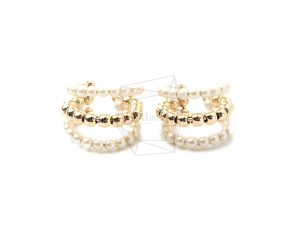 ERG-1379-G【2個入り】ラウンドイヤーカフ/Round Earcuffs Earrings