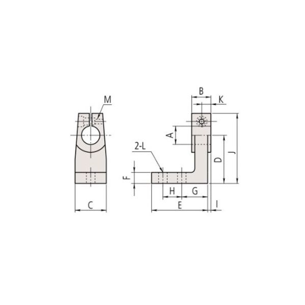 ミツトヨ マイクロメータヘッド 付属品 303569/B-2 1セット(2PC)（直送品）