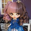 ネオブライス ウィッグ 姫バング ドリィスパイラルツートン DCmix 10インチ/ドール Blythe