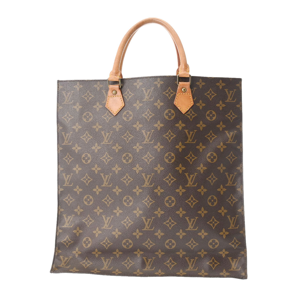 LOUIS VUITTON ルイヴィトン モノグラム サックプラ ブラウン M51140 メンズ モノグラムキャンバス ハンドバッグ Bランク 中古 