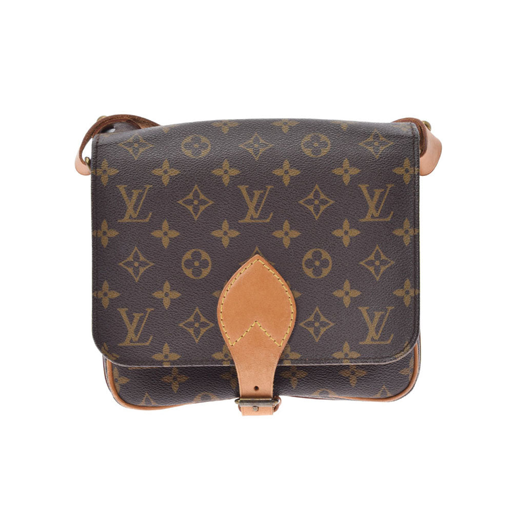 LOUIS VUITTON ルイヴィトン モノグラム カルトシエール ブラウン M51253 ユニセックス モノグラムキャンバス ショルダーバッグ Bランク 中古 