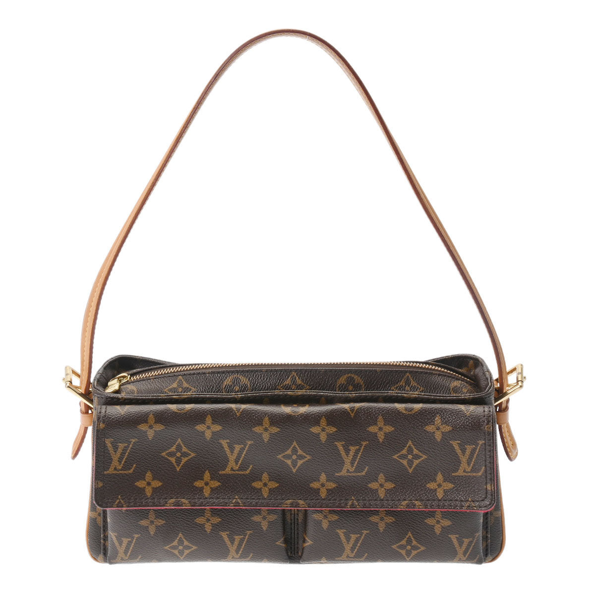 【2024年最新】 LOUIS VUITTON ルイヴィトン モノグラム ヴィバシテ MM ワンショルダー ブラウン M51164 レディース モノグラムキャンバス ショルダーバッグ Bランク 中古 