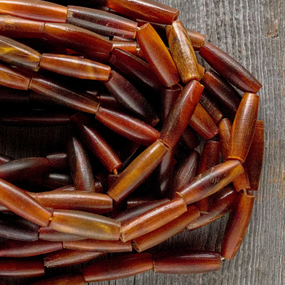 ＊Buffalo horn beads