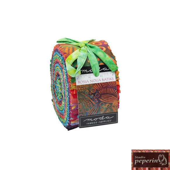 「Bossa Nova Batiks」moda Jelly Rolls (40枚）