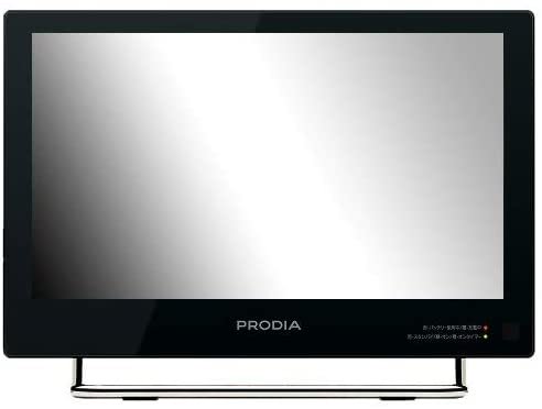 (アウトレット品) PRODIA バッテリーテレビ 12V型 PRD-LK112BK-BLK ／乾電池でも動作するハイビジョンテレビ (ブラック)【中古品】