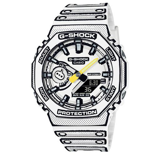 カシオ GA-2100MNG-7AJR G-SHOCK MANGA THEME ワールドタイム 20気圧防水 ダブルLEDライト