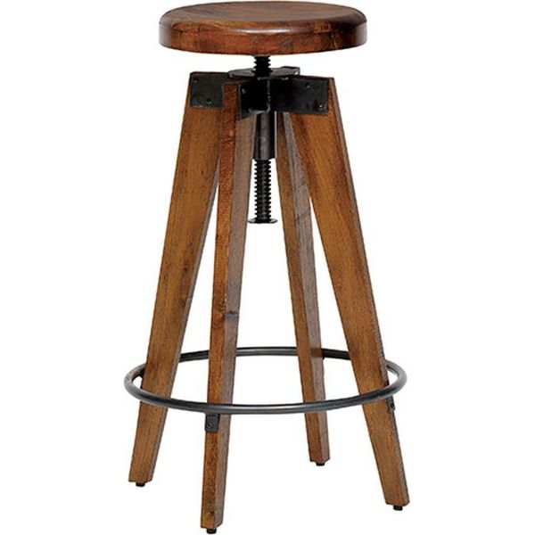 ジャーナルスタンダードファニチャー CHINON HIGH STOOL WOOD シノンハイスツール ウッド 1脚（直送品）