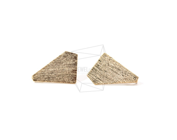 ERG-774-G【2個入り】ジオメトリックピアス,Geometric Post Earring Brushed