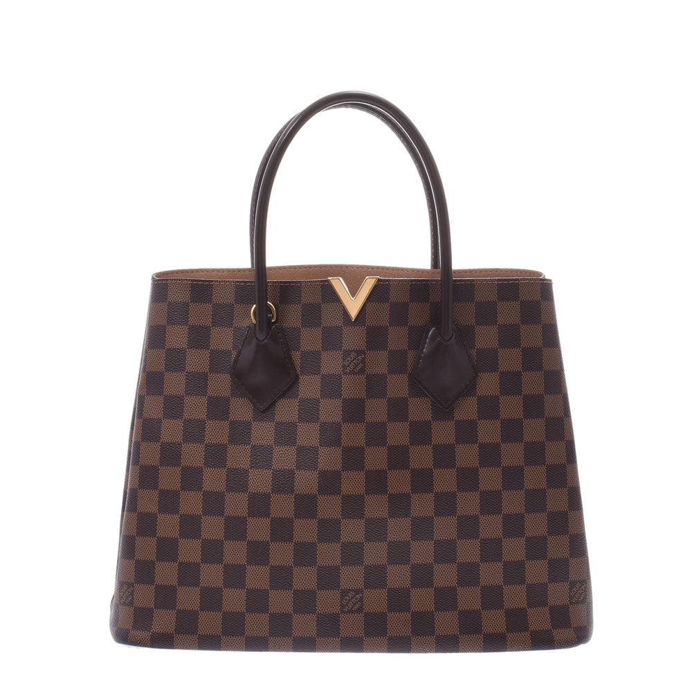 LOUIS VUITTON ルイヴィトン ダミエ ケンジントン 2WAYバッグ ブラウン N41435 レディース ダミエキャンバス ハンドバッグ ABランク 中古 