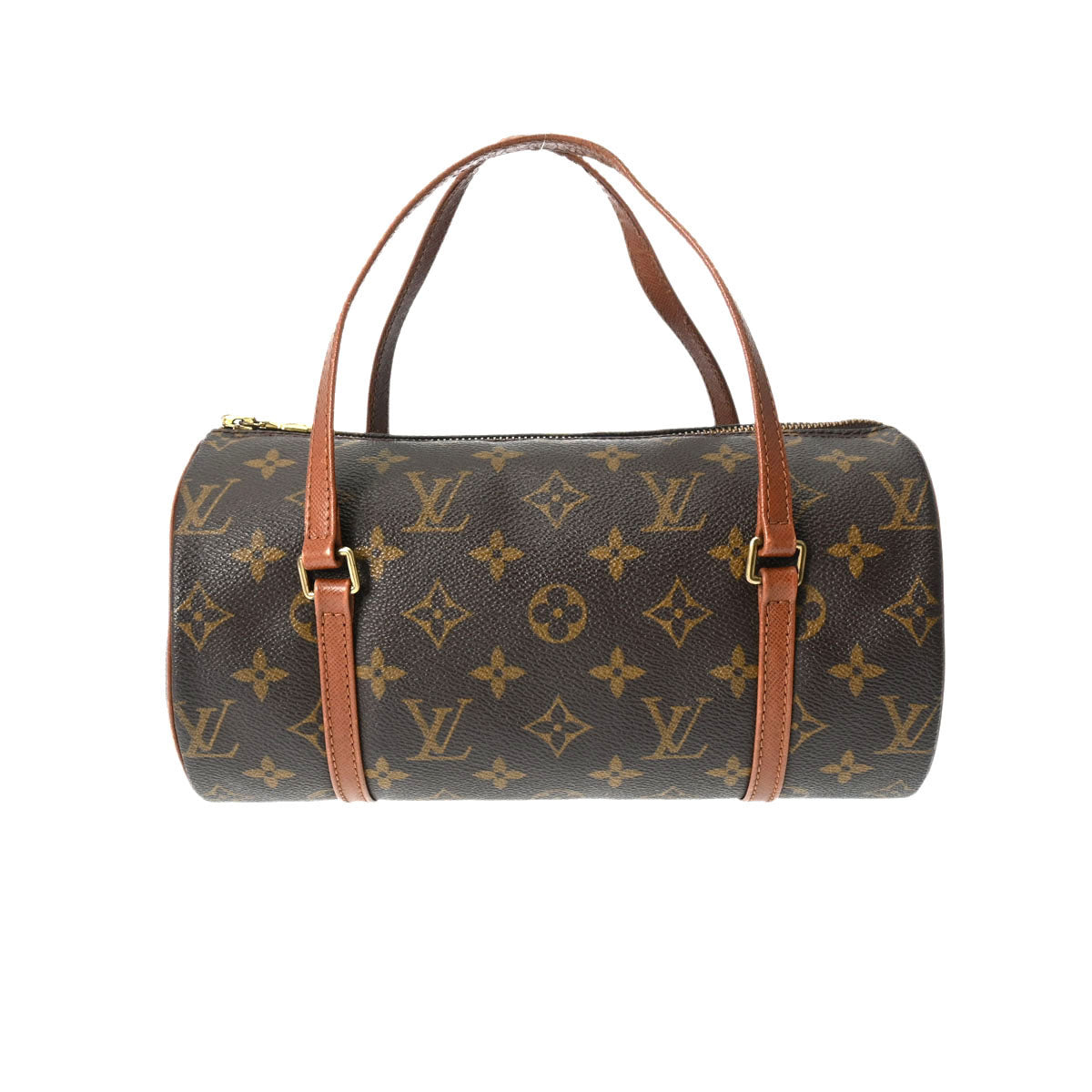 LOUIS VUITTON ルイヴィトン モノグラム パピヨン PM 旧型 ブラウン M51386 レディース モノグラムキャンバス ハンドバッグ Bランク 中古 