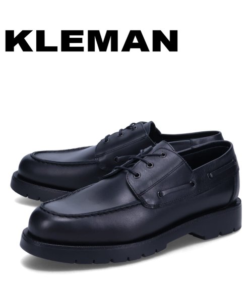 KLEMAN クレマン デッキシューズ モカシン 靴 ドナト メンズ Uチップ DONATO ブラック 黒 82102