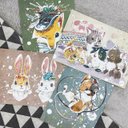 【SALE】ポストカード animal-A　4種セット