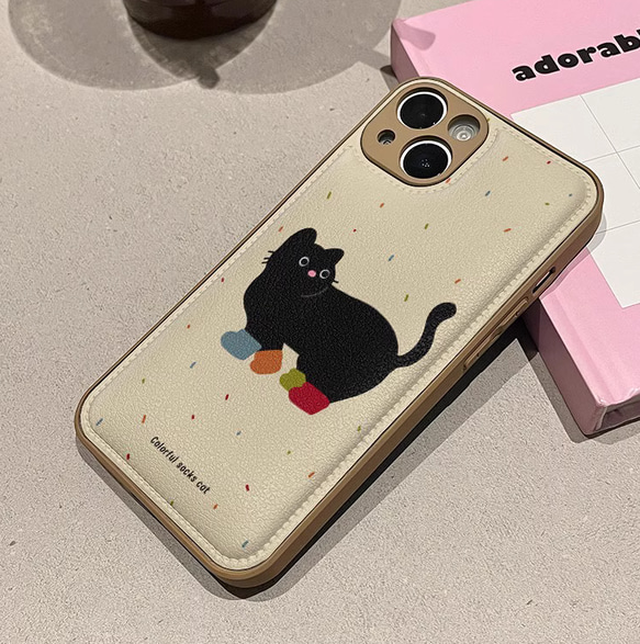 猫 スマホケース　iPhoneケース/ iPhoneケース・カバー 携帯カバー