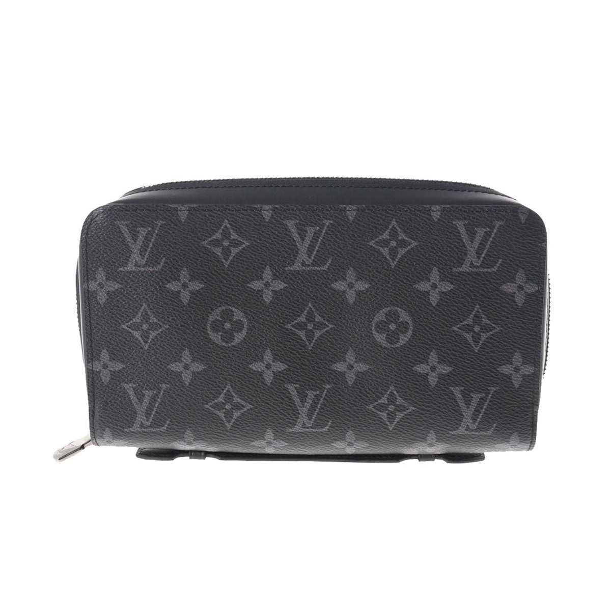 LOUIS VUITTON ルイヴィトン モノグラム エクリプス ジッピー XL 黒/グレー M61698 メンズ モノグラムエクリプスキャンバス 長財布 Aランク 中古 