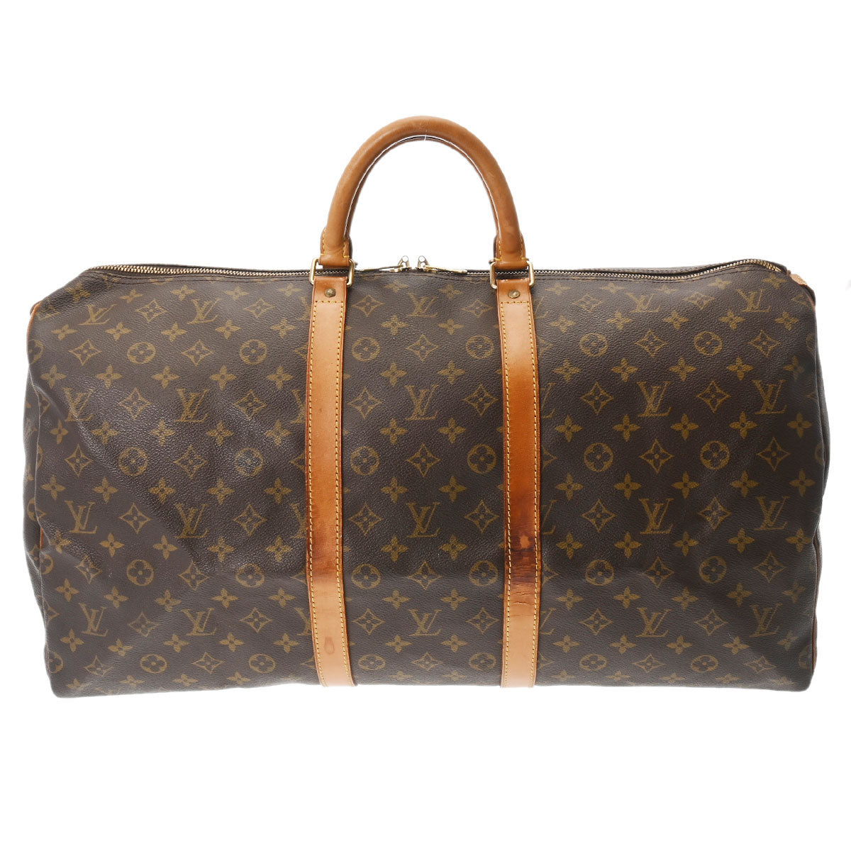 LOUIS VUITTON ルイヴィトン モノグラム キーポル 55 ブラウン M41424 ユニセックス モノグラムキャンバス ボストンバッグ Bランク 中古 