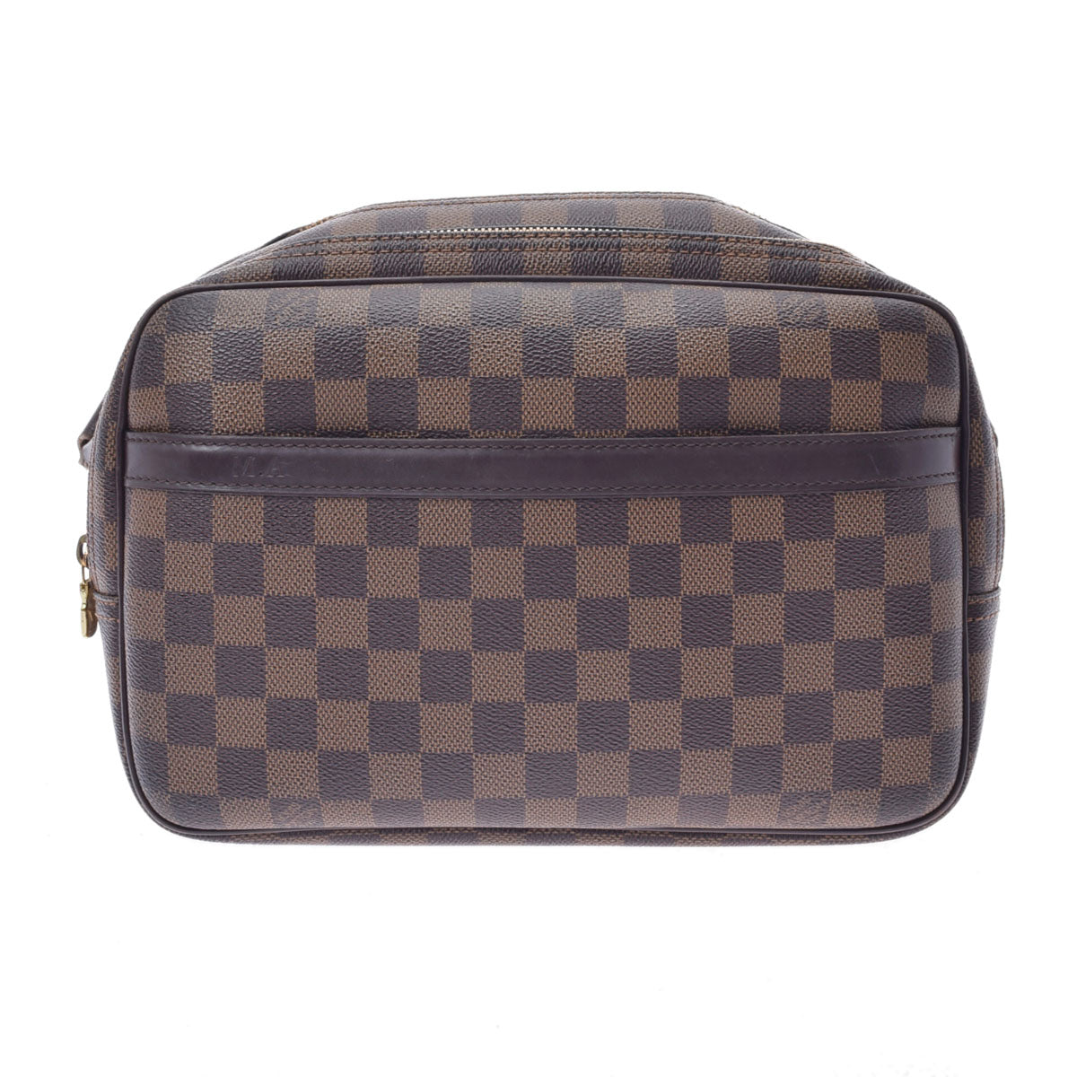 LOUIS VUITTON ルイヴィトン ダミエ リポーター PM SPオーダー　 ブラウン N45253 ユニセックス ダミエキャンバス セミショルダーバッグ Bランク 中古 