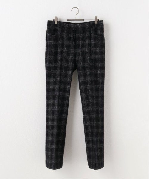 【ERNEST W. BAKER / アーネストダブルベイカー】FLARE TROUSERS CHECK