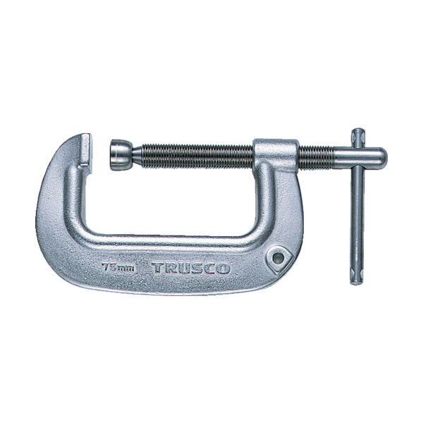 トラスコ中山 TRUSCO ステンレスB型シャコ万力 75mm TSC-75 1丁 234-1263（直送品）