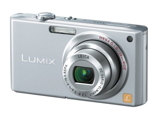 Panasonic デジタルカメラ LUMIX (ルミックス) プレシャスシルバー DMC-FX33-S【中古品】