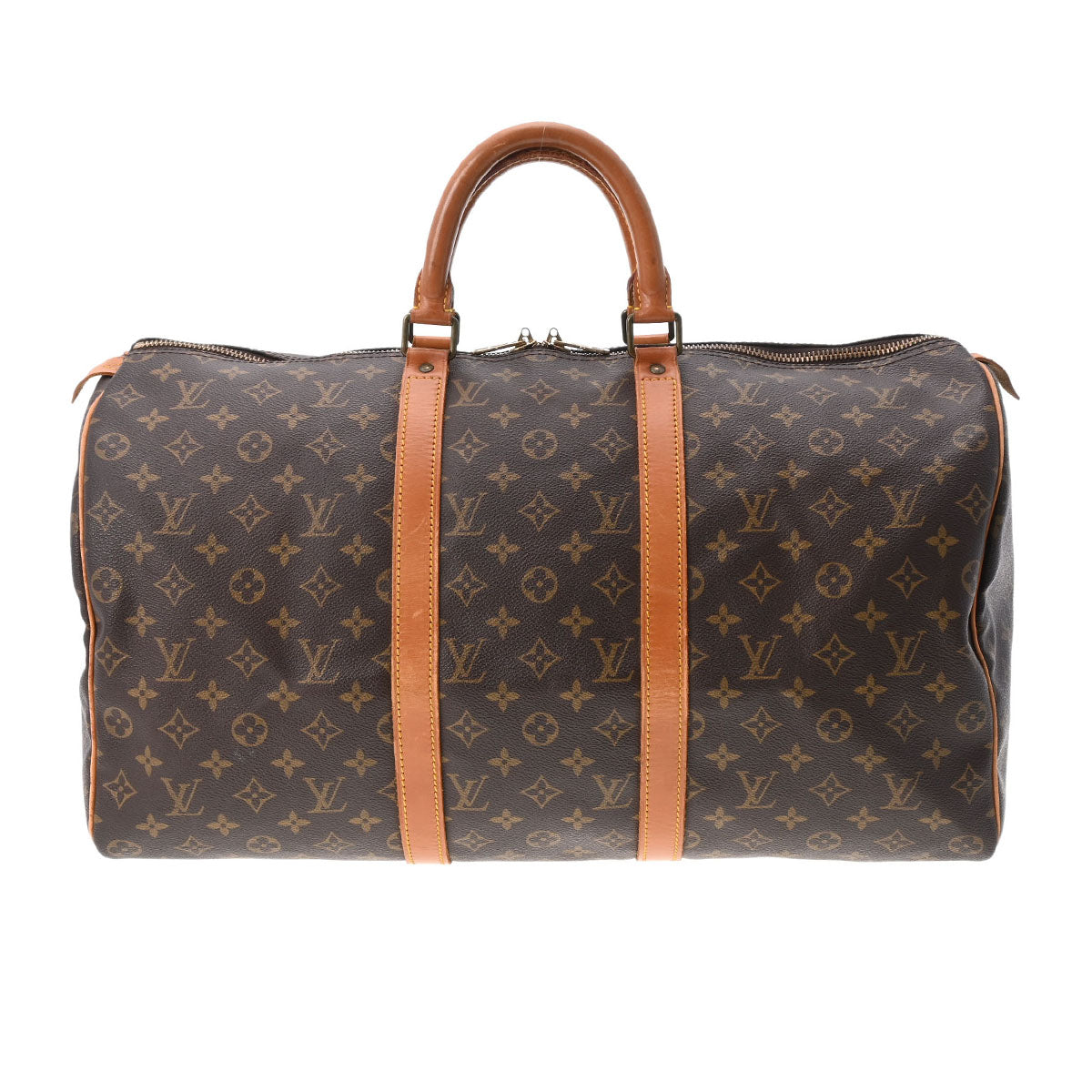 LOUIS VUITTON ルイヴィトン モノグラム キーポル50 ブラウン M41426 レディース モノグラムキャンバス ボストンバッグ Bランク 中古 