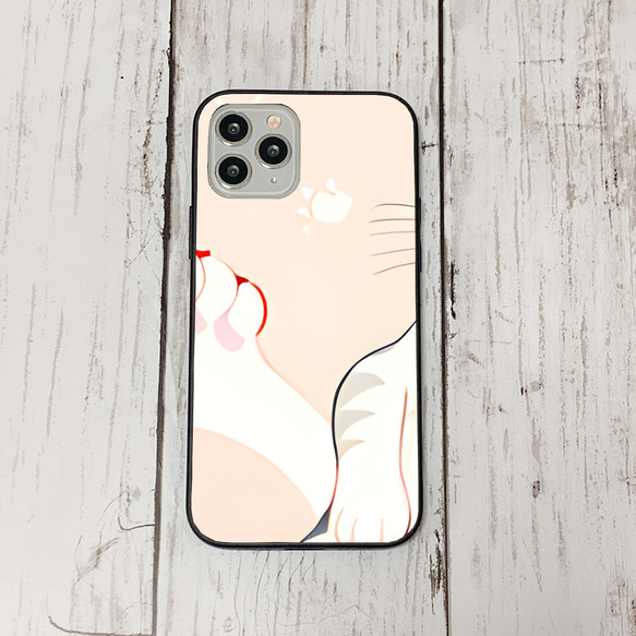 iphoneケース2-4-30 iphone 強化ガラス ねこ・猫・ネコ 箱1 かわいい アイフォン iface