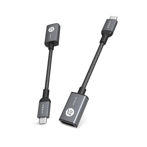 ADAM-elements AAPADF13GY USB Type-C用 USB3.0 Standard-A変換 アダプター ADAM elements CASA F13グレー