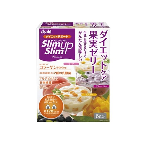 アサヒグループ食品 スリムアップスリム ダイエットケア果実ゼリー 6食 FCM5073