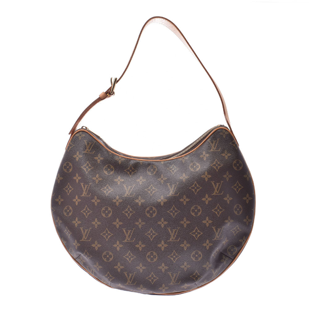 LOUIS VUITTON ルイヴィトン モノグラム クロワッサンGM ブラウン M51511 レディース モノグラムキャンバス ワンショルダーバッグ Bランク 中古 