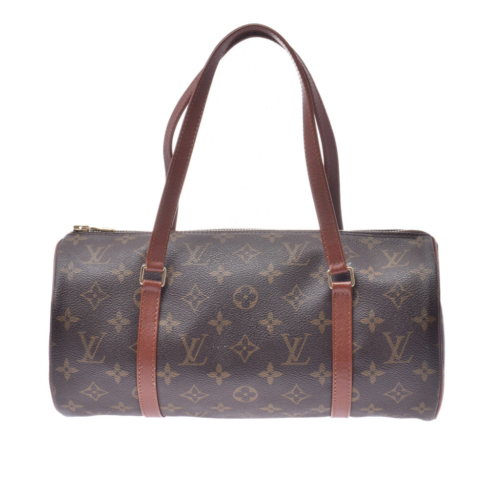 LOUIS VUITTON ルイヴィトン モノグラム パピヨンGM 旧型 ブラウン M51385 レディース モノグラムキャンバス ハンドバッグ Bランク 中古 