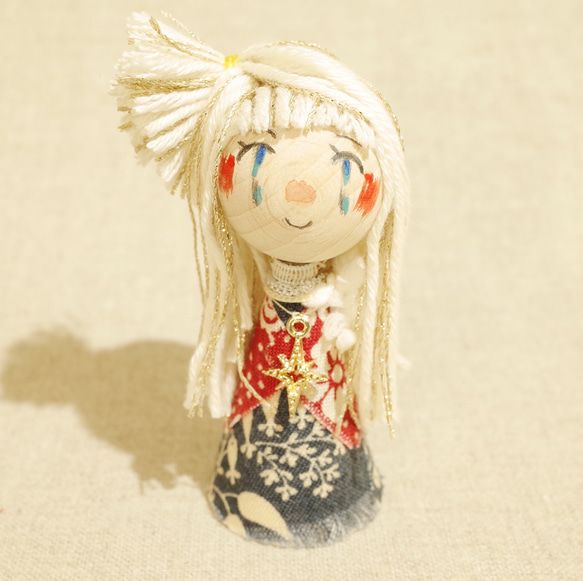 Creema限定 Xmas nollen kokeshi