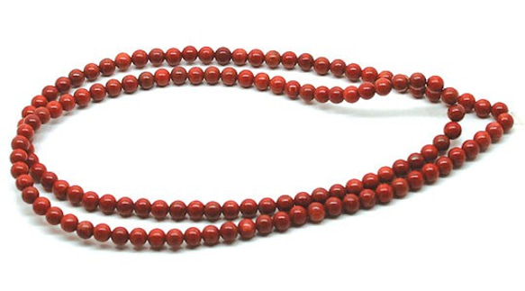 天然石 ビーズ ライン 卸売　レッドジャスパー　丸玉ビーズ　3mm　redjasper-round-3