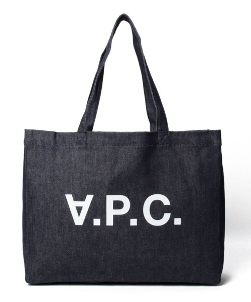 【A.P.C.】A.P.C. アーペーセー　LAURE　デニムショッピングバッグ　メンズ　レディース　インディゴ