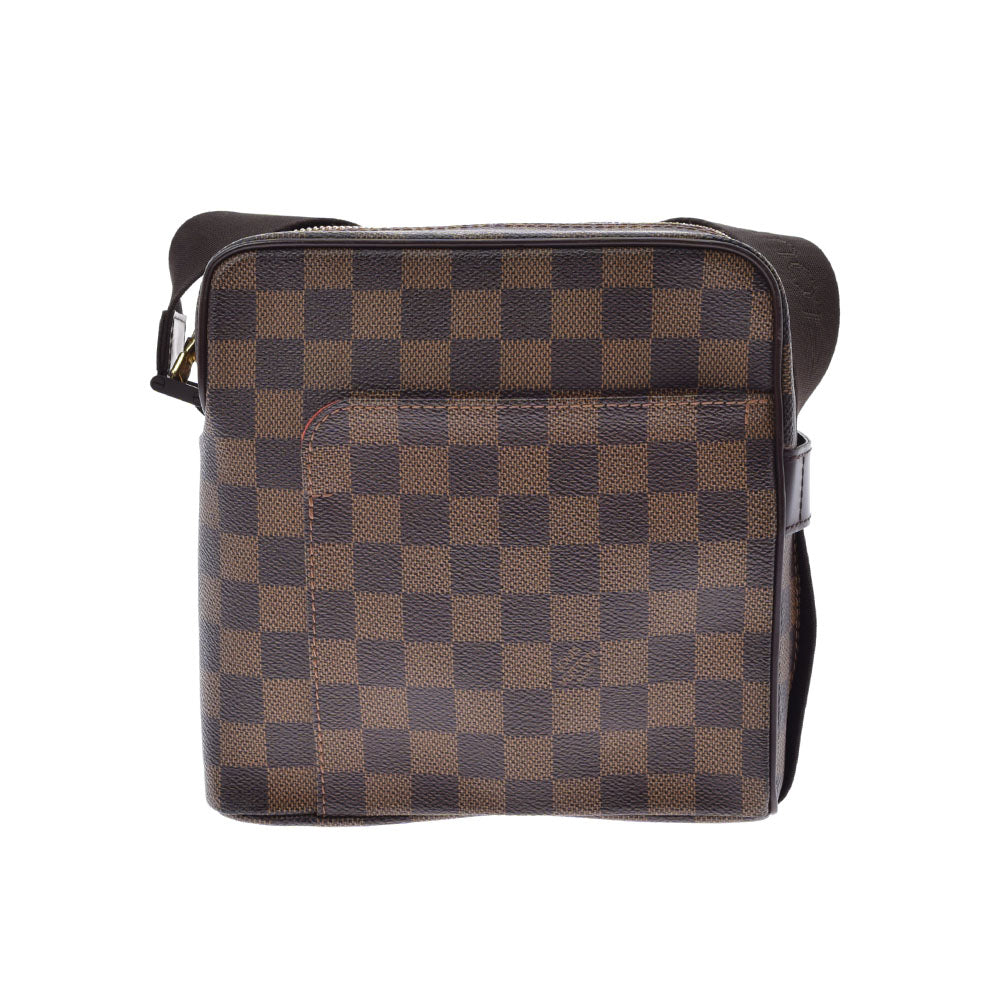 LOUIS VUITTON ルイヴィトン ダミエ オラフ PM ブラウン N41442 ユニセックス ダミエキャンバス ショルダーバッグ Aランク 中古 