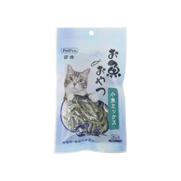 ペットプロジャパン 猫用お魚おやつ 小魚ミックス 30g FC495PK