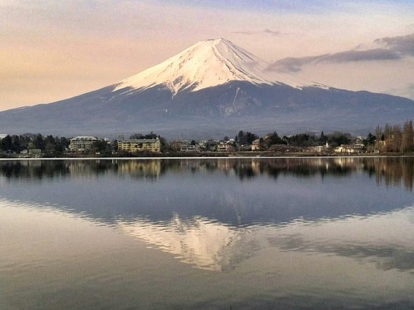 世界遺産 富士山 写真 A4又は2L版 額付き