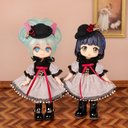 オビツ11服 ob11服 魔法少女 メッシュワンピースセット ねんどろいどどーる ドール衣装 ドール服 ob11 1/12サイズbjd服