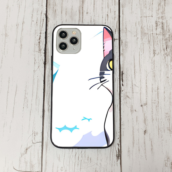 iphoneケース2-2-19 iphone 強化ガラス ねこ・猫・ネコ 箱1 かわいい アイフォン iface