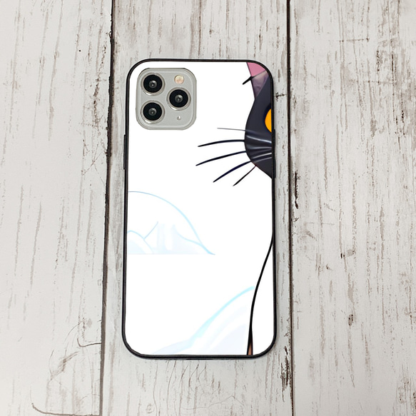 iphoneケース2-4-11 iphone 強化ガラス ねこ・猫・ネコ 箱1 かわいい アイフォン iface