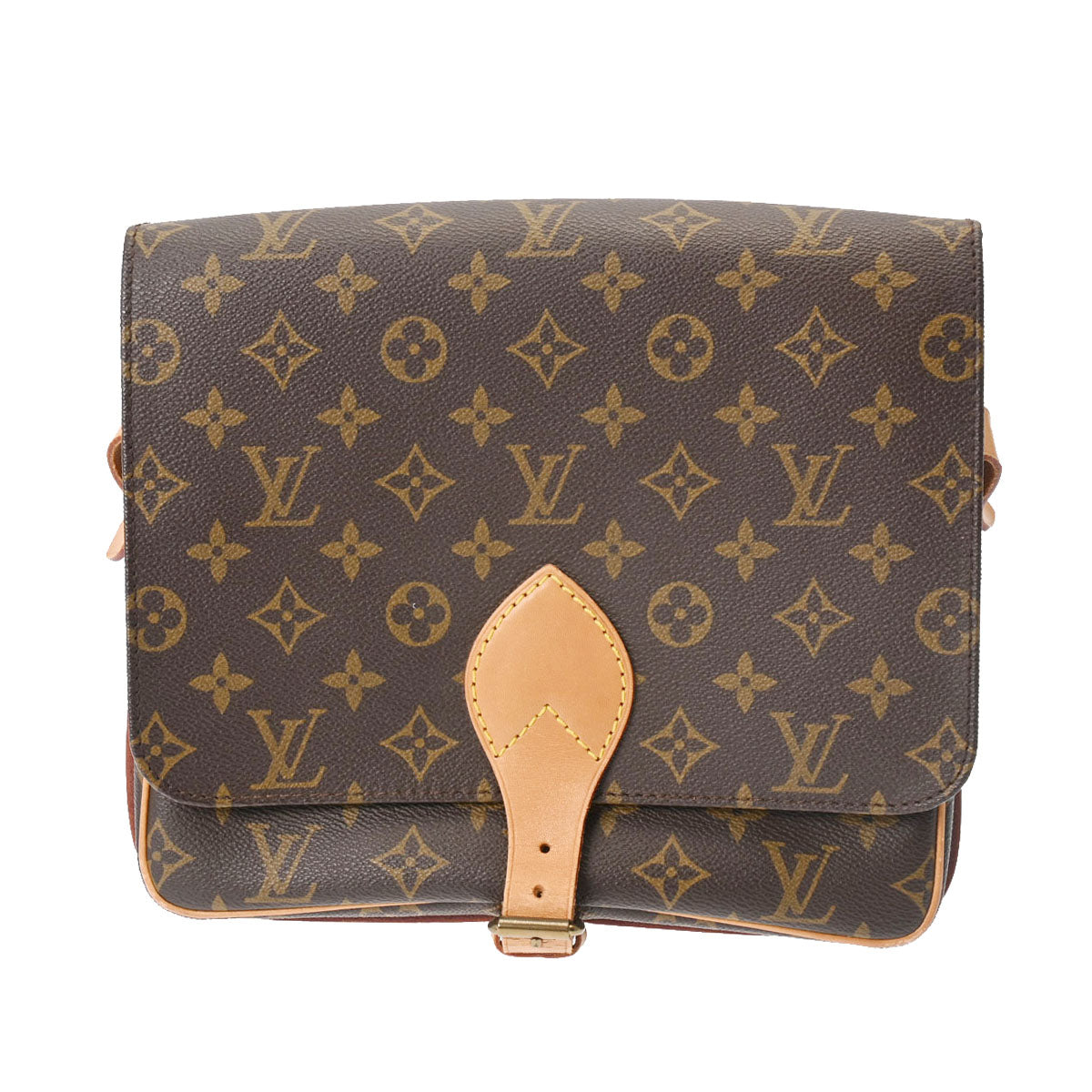 LOUIS VUITTON ルイヴィトン モノグラム カルトシエール GM ブラウン M51252 ユニセックス モノグラムキャンバス ショルダーバッグ ABランク 中古 