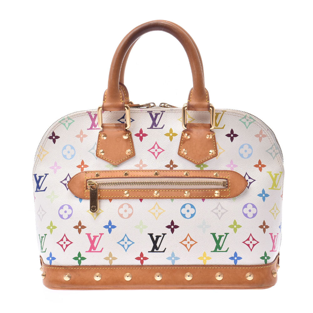 LOUIS VUITTON ルイヴィトン マルチカラー アルマ ブロン（白） M92647 レディース モノグラムマルチカラー ハンドバッグ Cランク 中古 