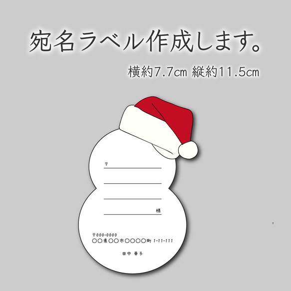 宛名ラベルのテンプレート作成します♪データでお渡し