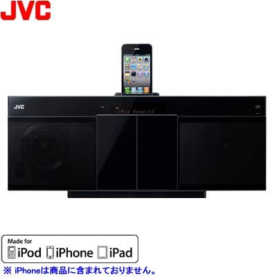 ビクター JVC iPod/iPhone対応コンパクトコンポーネントシステム(ブラック)Victor NX-PB50-B【中古品】