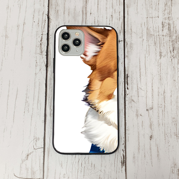 iphoneケース1-3-34 iphone 強化ガラス 犬・いぬ・ワンちゃん 箱12 かわいい アイフォン iface