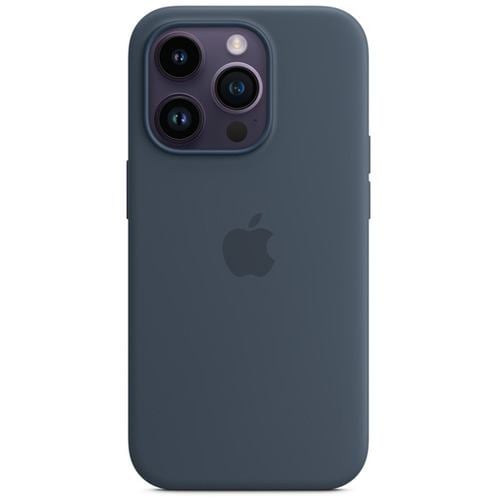 アップル(Apple) MPTF3FE/A MagSafe対応 iPhone14Pro シリコーンケース ストームブルー